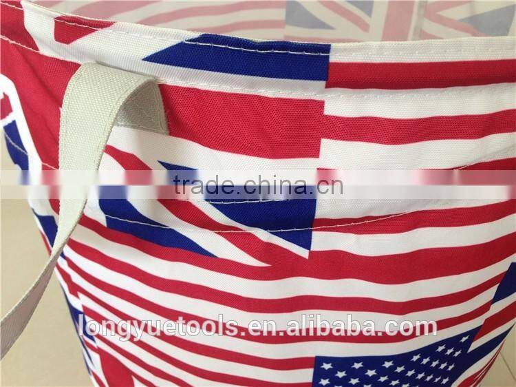 Unique pretty folding British garden pop up bag