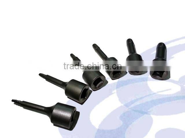 2mm to 10mm Alloy Steel 6PC Auto Repair Impacts Screw Extractor Kit With 3/8 INCH Drive