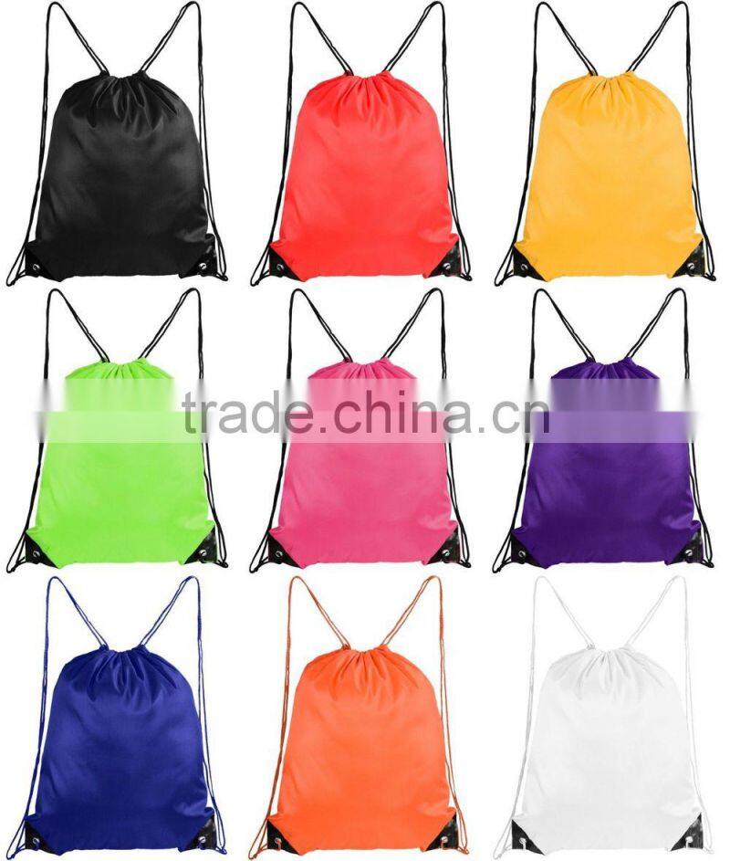 Basic Cinch Sack Drawstring Pack Tote Promotion Back Pack Party Bag