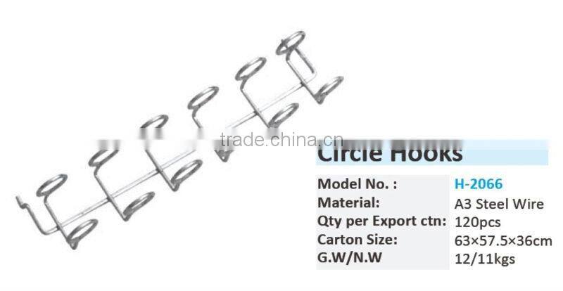Circle pegboard hooks