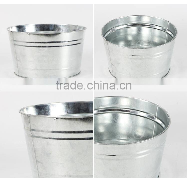 iron and zinc unique powder coated outdoor colorful planters colourful garden pots