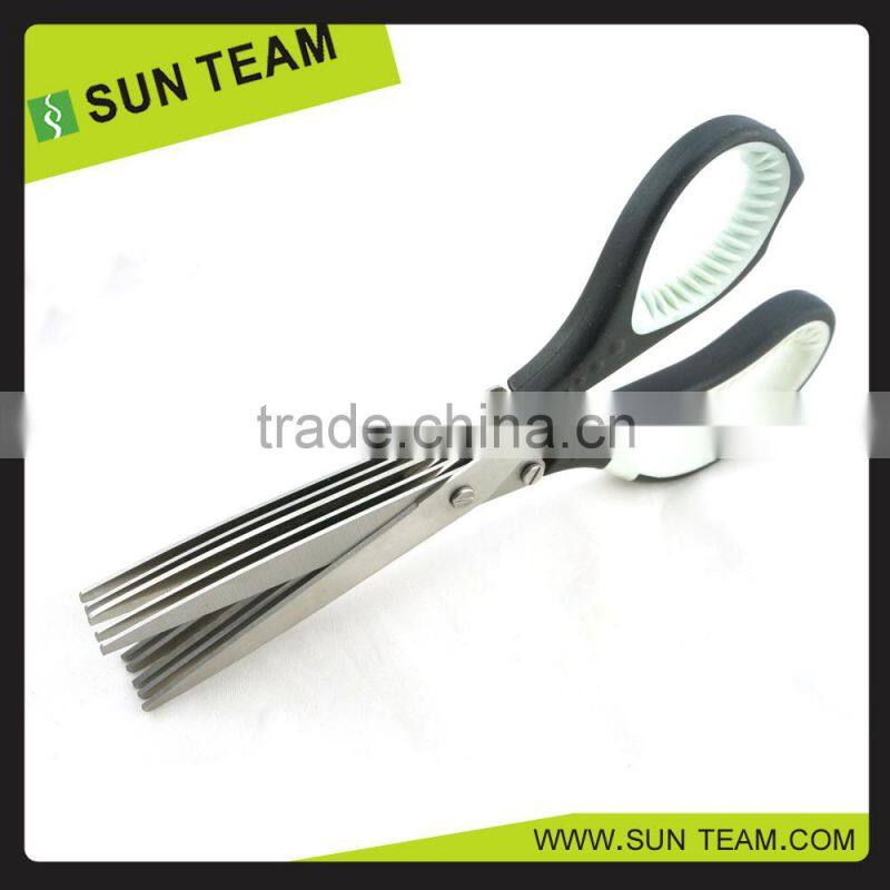 SK089 8" 5 layers popular design kitchen & herb scissors