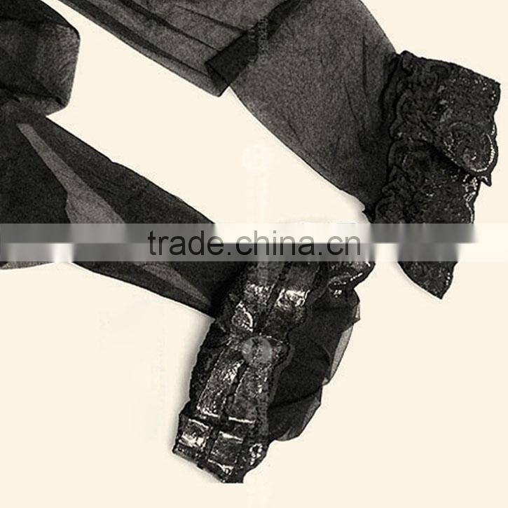 New black silk stockings for sale Ultrathin Lace Top Sheer Thigh High Sexy Stockings Silk Stockings