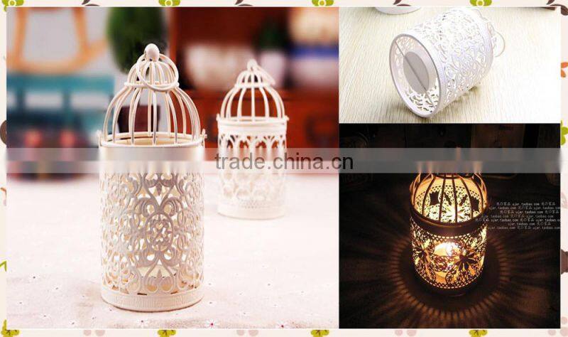 European Iron Candlestick Decorative Lantern Ornaments Creative Boutique