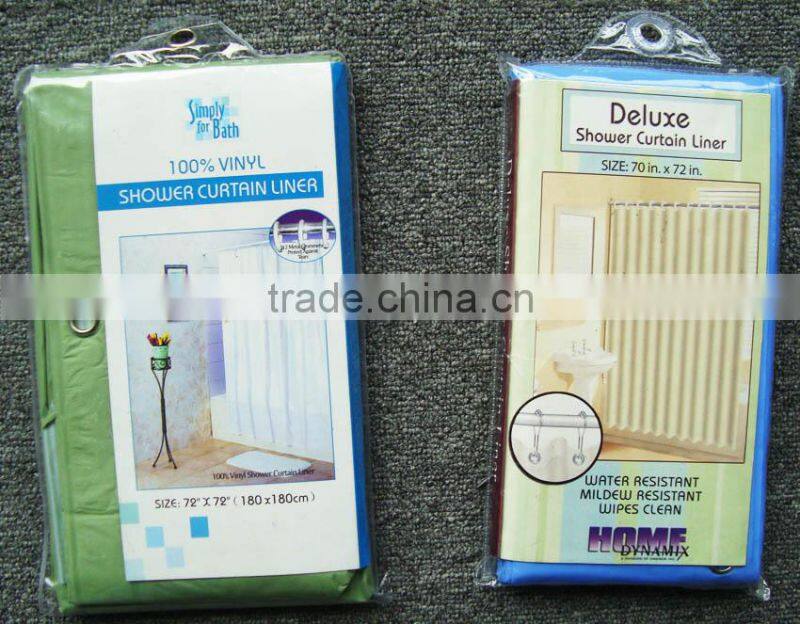 Good Quality Bathroom Custom Shower Curtain Liners