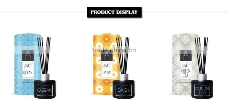 Hot selling black rattan sticks reed diffuser glass bottles wholesale