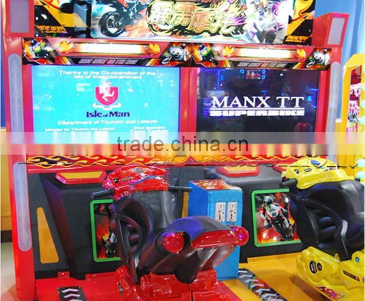 DianFu Latest Moto GP4/best sell motor racing game machine for sale
