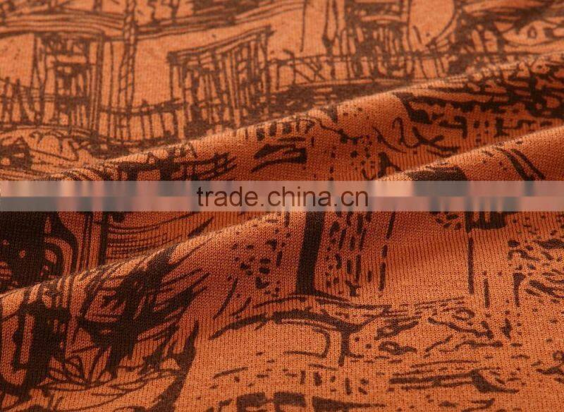 new arrival wool printing design custom pullover sweater