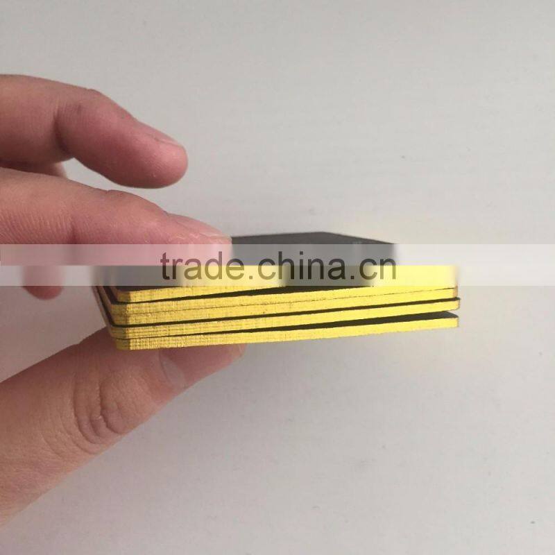2016 Custom gold stamping thick hang tags with excellent quality