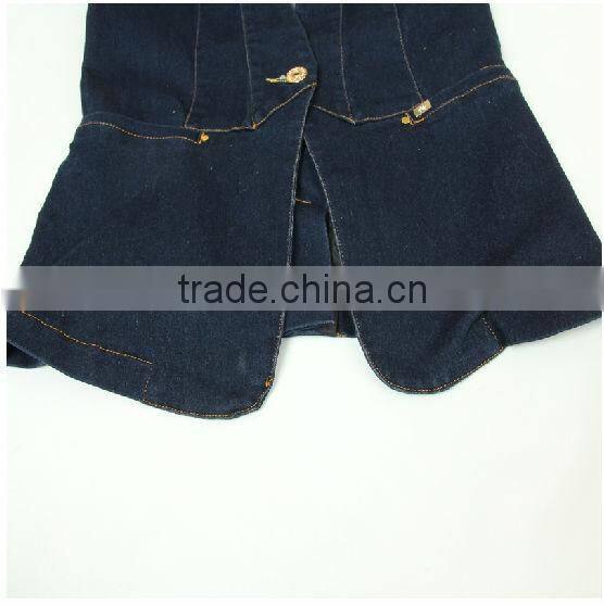 slim fit long sleeve blue denim style branded blazers for formal wear