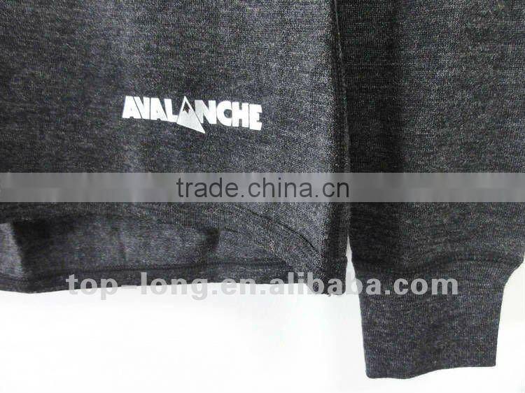 100% merino wool thermal underwear of women charcoal crew&pant long johns