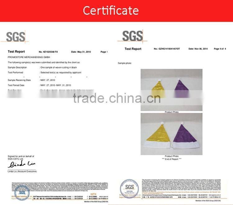 Digit printing custom hawaii style christmas hat