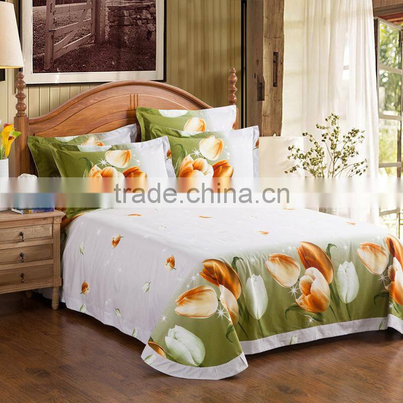 100% cotton brushed fabric for bedding set