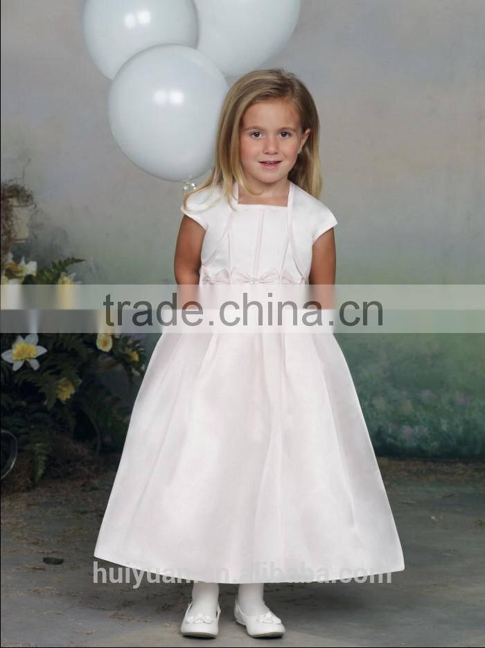 light pink ball gown spaghetti strap kids clothes and dress