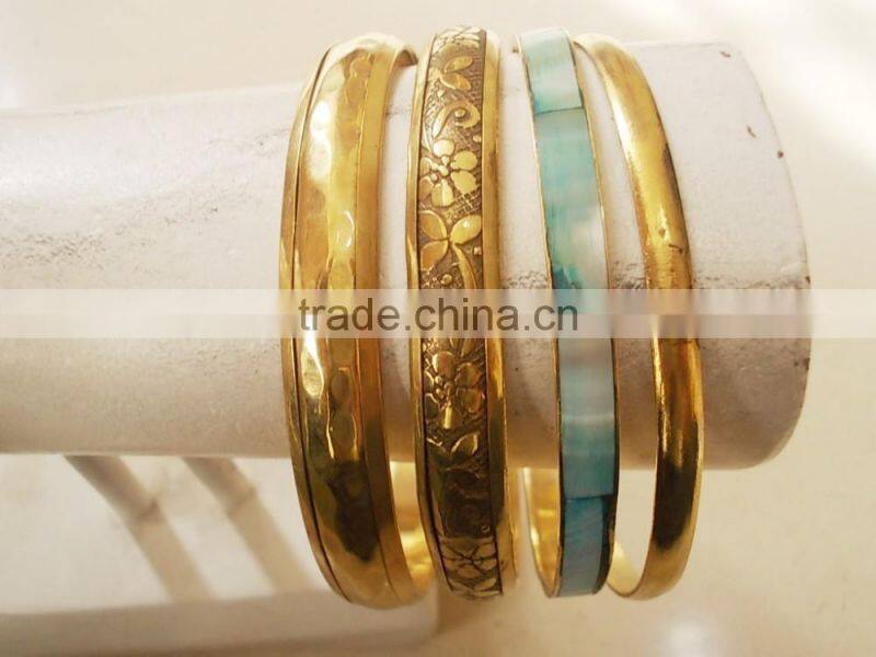 golden metal bangles
