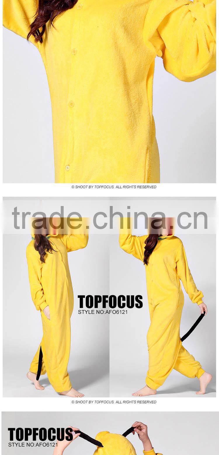 Fleece Halloween Cosplay Japanese Pajamas Costume Adult Jumpsuit