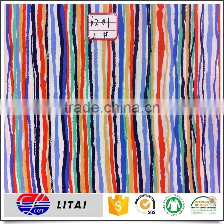 Hot selling 100% rayon printed fabric stock