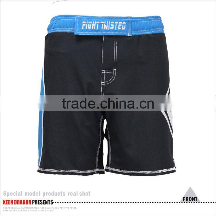MMA Training Apparel 4 Way Stretch Short Elastic Waistband Men Dry Fit Shorts