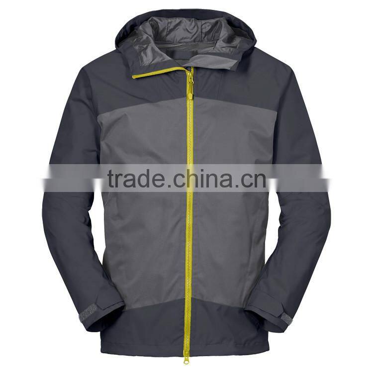 Men Weatherproof Tape Seamed Jacket for Active Hiking