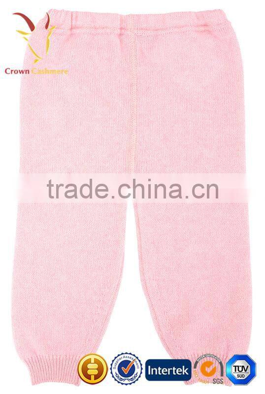 Bright Color Baby Knitted Cashmere Trousers Pants