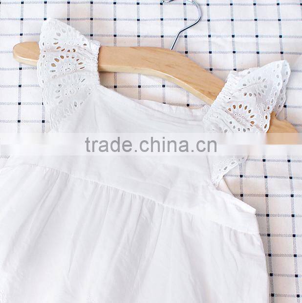 Toddler White Bubble Clothing Lace Ruffle Baby Newborn Gift Romper Baby Girl