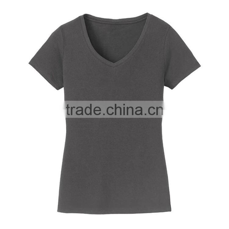 Wholesale printing stylish fancy design women sublimation blank t-shirt