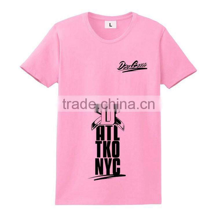 2016 Promotional Wholesale Cheap Man Latest Design Custom T-shirt Printing