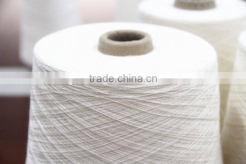 T/C 40/60 45S customized combed bleached cotton yarn for knitting weaving industry