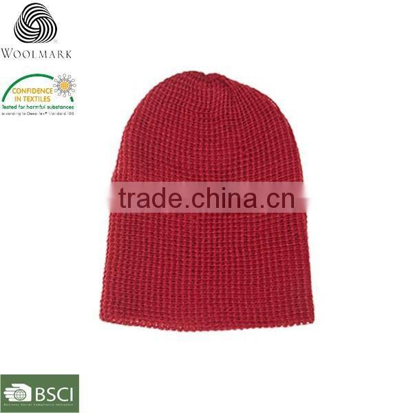 Wool cap knitted, high quality cheap wool kids winter hats