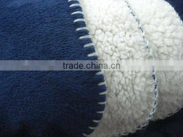 High Quality Mink&Sherpa Blanket with Pillow(KN-BL-01)