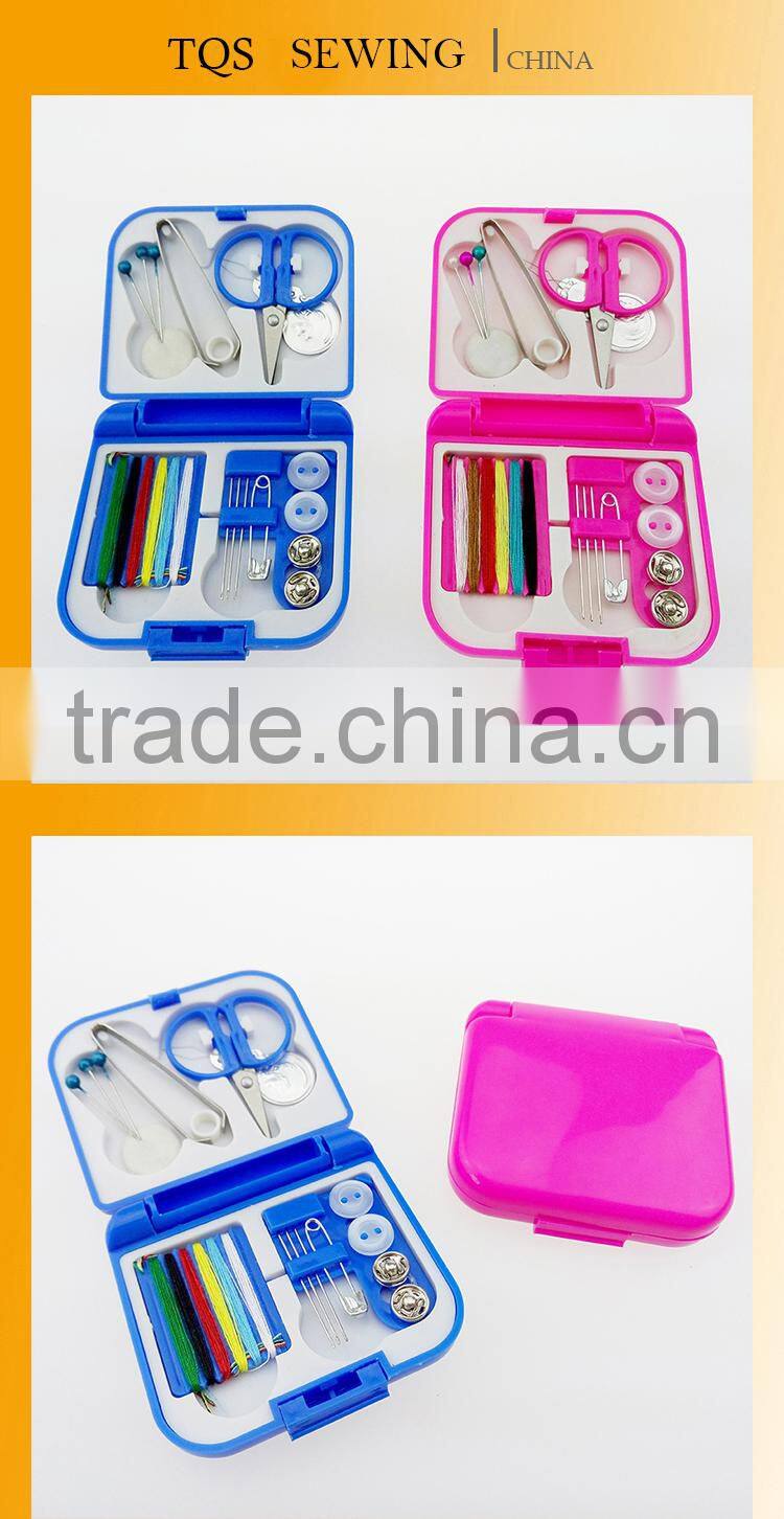 Best selling Portable Mini Sewing Kit Set, Hotel Sewing Kit in Plastic Box