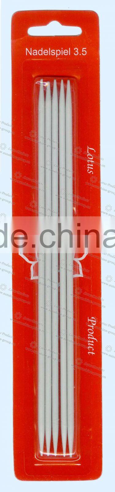 Sewing Products 3.5MM Double Points Sock Knitting Needle For Garment in Blister Packing