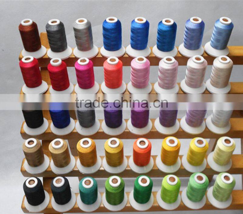 Hot Sale 40 Brother Colors Series 100% Polyester Machine Embroidery Thread Filament For Brother Janome ,500m*40 Kit , Best Deals