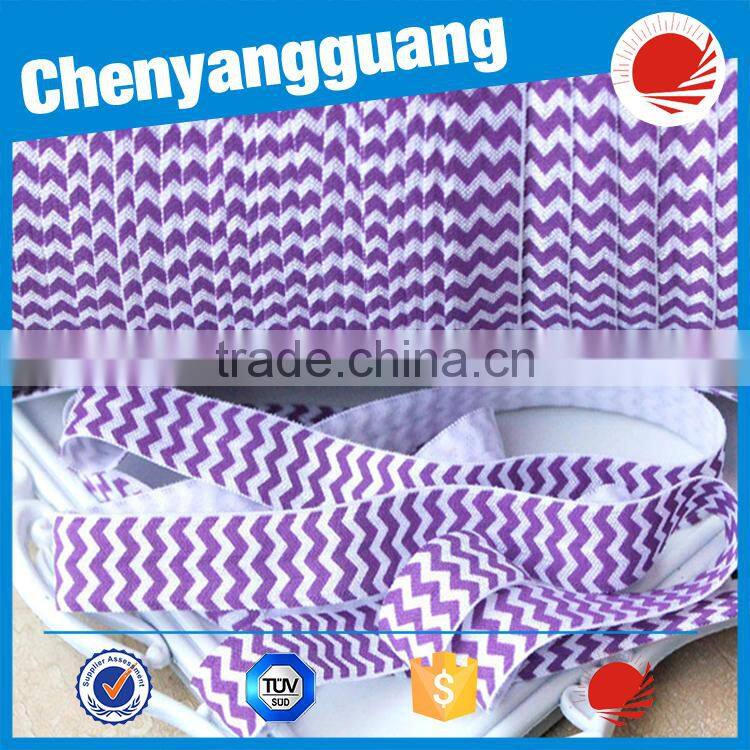 2017 New Design CYG Flat Customized Printed Elastic Webbing