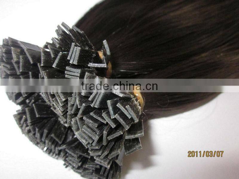tangle free aaaaaa grade cold fusion pre-bonded indian remy hair extension, i tip hair