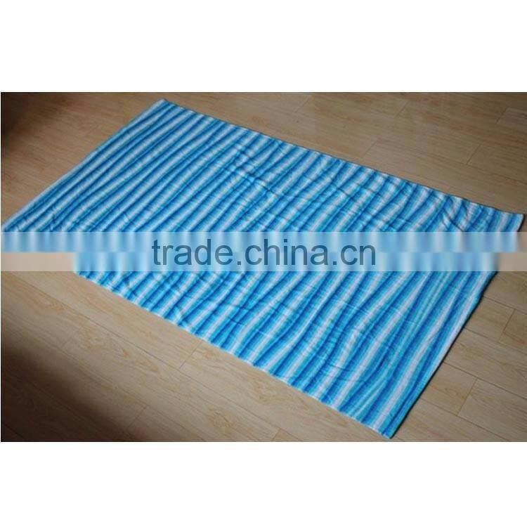 high endcotton velvet flower woven beach towel