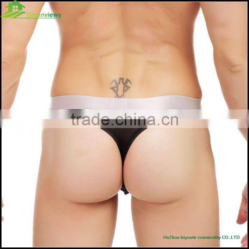 men thong Sexy gay thong T back for boy hot sell g strings penis cover men wearing g strings in stock