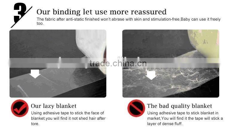 Solid color blanket with sleeves small fleece blanket