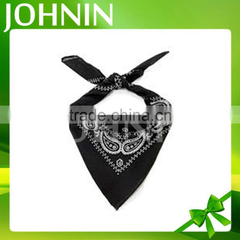 Multicolor soft 100% cotton printed customized fashion square bandana