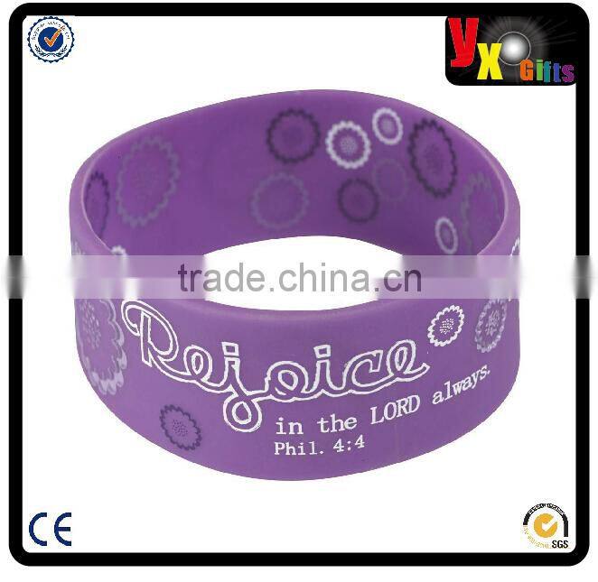 Purple Awareness Wristband Bracelets Lot 50 Pieces Cancer Causes Silicone New