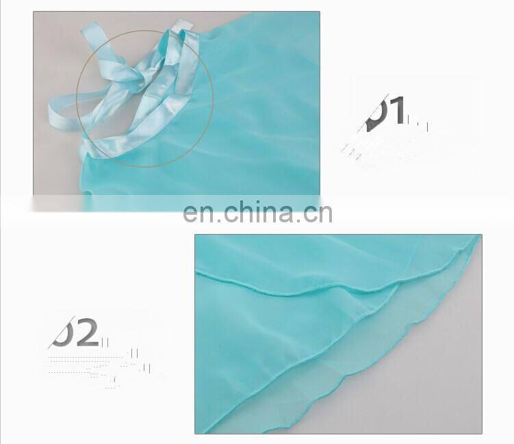 111024501 Children Chiffon Ballet Dance Wrap Skirt