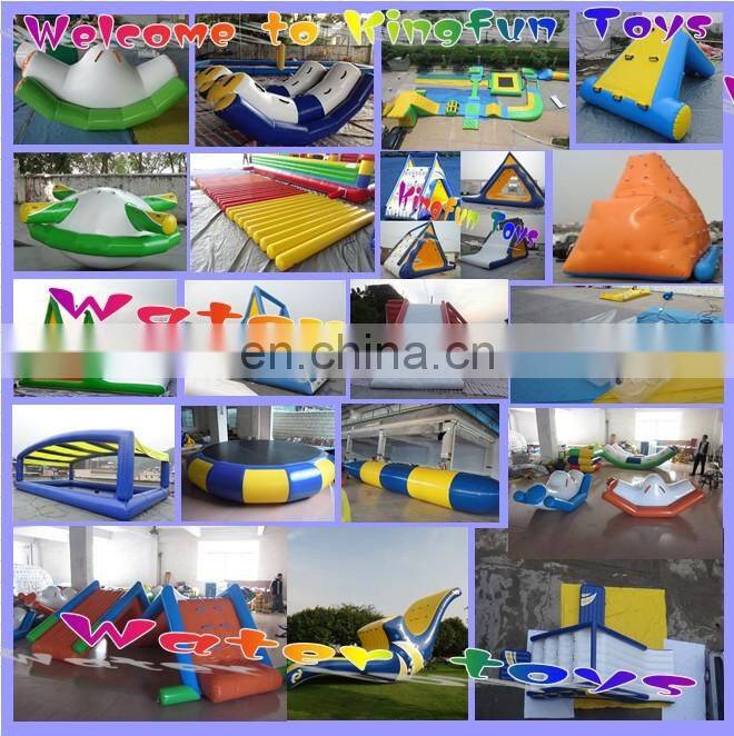 Floating Inflatable rock climbing wall