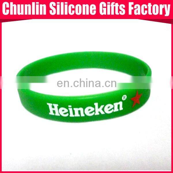 high quality Silicone Bracelets with button