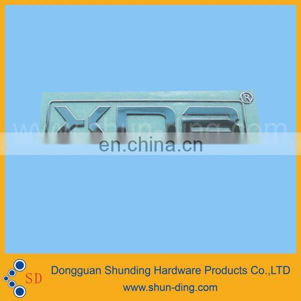 Hot sales quality logo electroforming metal sticker