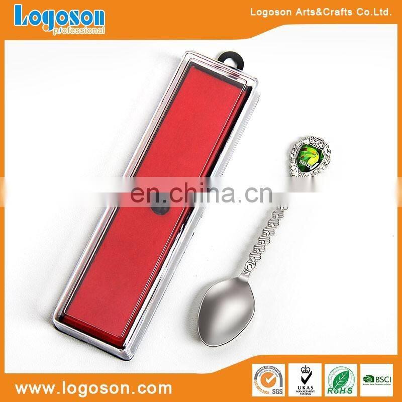 New best selling custom epoxy sticker souvenir spoon