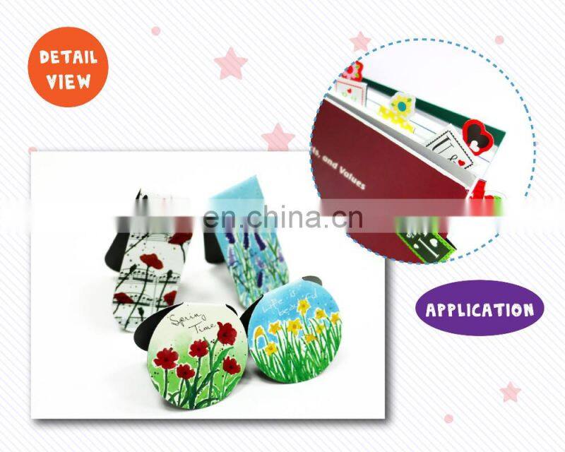Top quality exquisite stationery magnetic bookmark