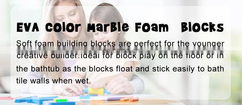 New Color marble alphabet and number foam blocks Early Education Toys Gift