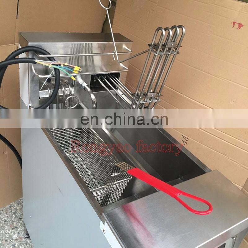 IS-DF-32A Safety And Energy Saving Electric Fryer Computer-Board Fryer Double Sieves Double Oil Cylinders With Oil Filter