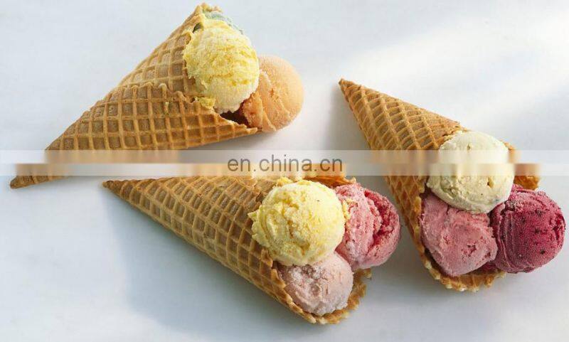 Cheaper price Ice Cream Waffle Maker Sugar Wafer Cones Baking Making Machine