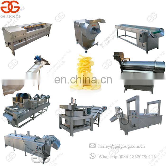 Stainless Steel Commercial Potato French Fries Chips Production Line Manual Potato Chips Making Machine